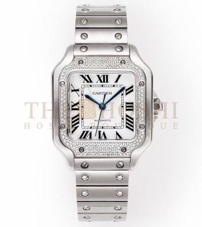 CARTIER CARTIER WATCH SILVER-TONE SIZE 39.8MM MASTER QUALITY